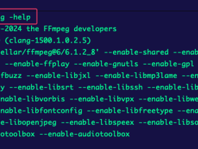 通过 Brew 安装的 ffmpeg 缺失库文件 libSvtAv1Enc.2.dylib 无法运行