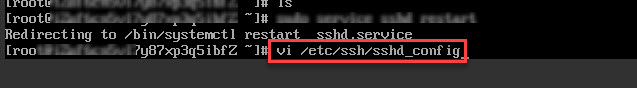 连接linux服务器并修改配置文件