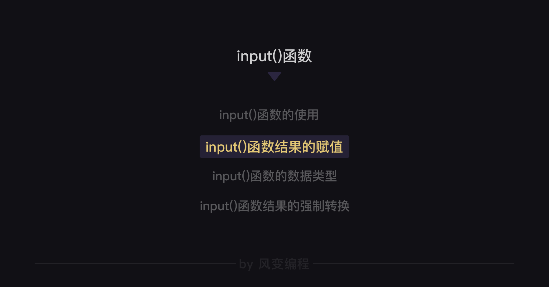 [简单学Python] 通过一个小游戏完成Python入门[4]input()函数 | 设计笔记