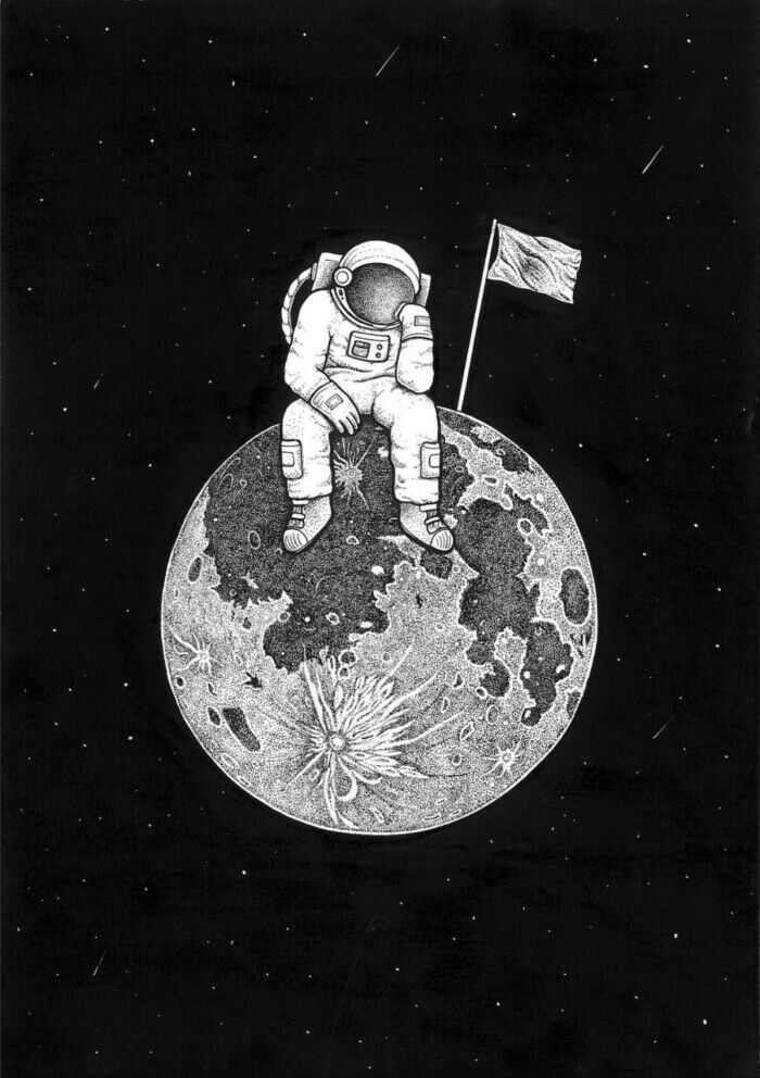 一组非常好看的NASA太空宇航员手机壁纸打包分享