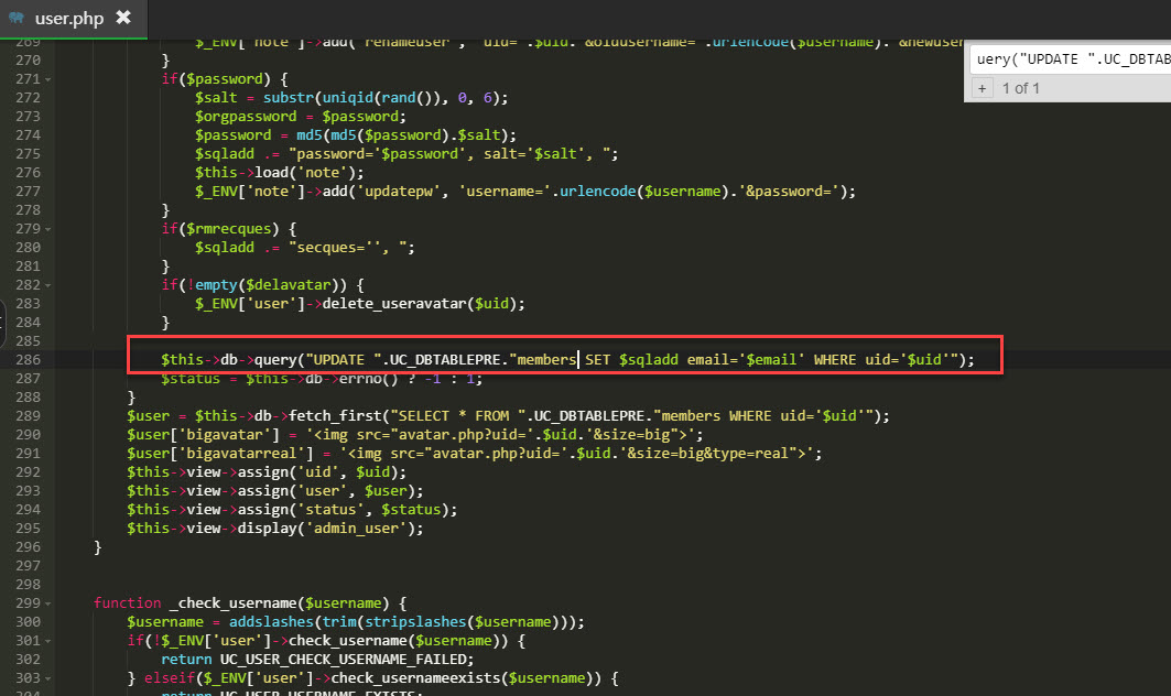 Discuz!解决UCenter中修改了用户名前台不同步更新的问题