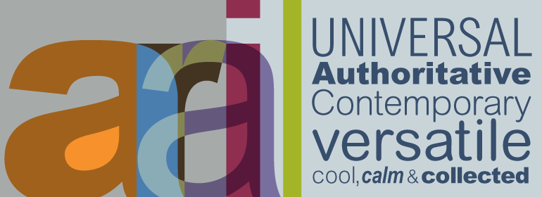 超赞!网页设计中最常见的30款英文字体