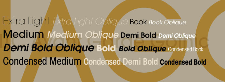 超赞!网页设计中最常见的30款英文字体