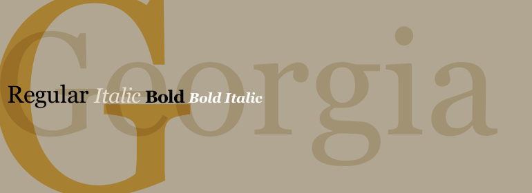 超赞!网页设计中最常见的30款英文字体